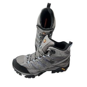Merrell Womens Moab 2 Granite Hiking Boots Size 10 (1482906) Grey Blue Vibram